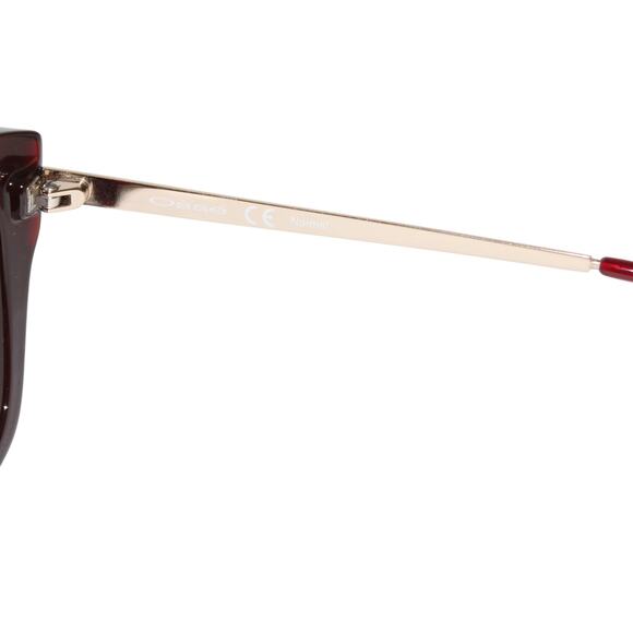 OSSE Burgundy Brown Gold Cateye Sunglasses main image 5
